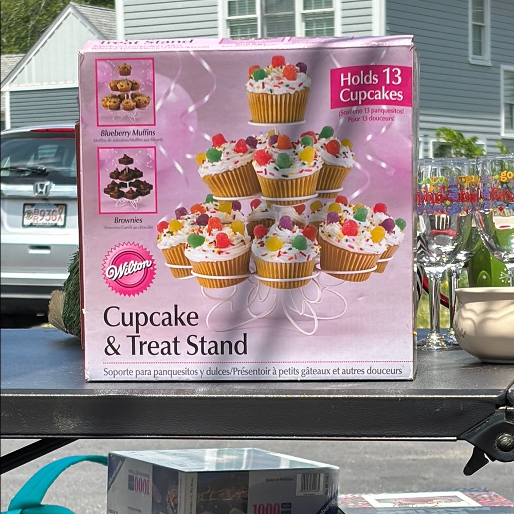 Wilton White Party Decorations Cupcake Stand